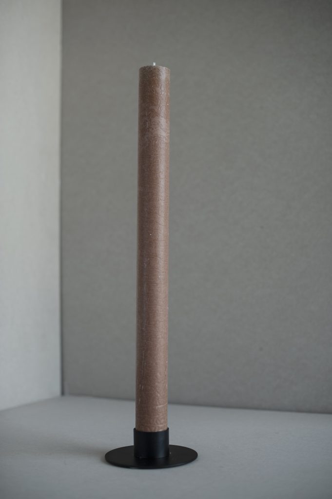 Blockljus 50x500 cappuccino